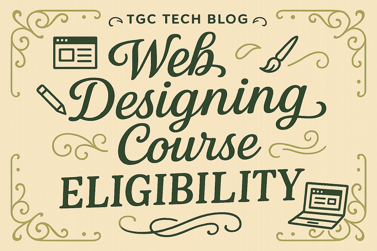 Web Designing Course Eligibility
